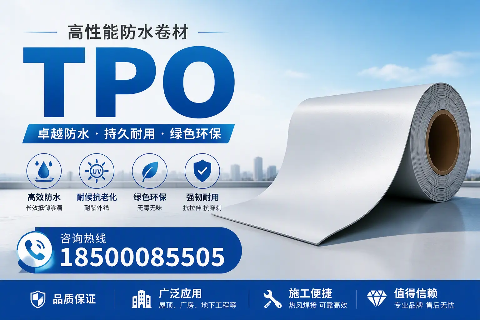 TPO材料的环保特性及其在琼海的应用